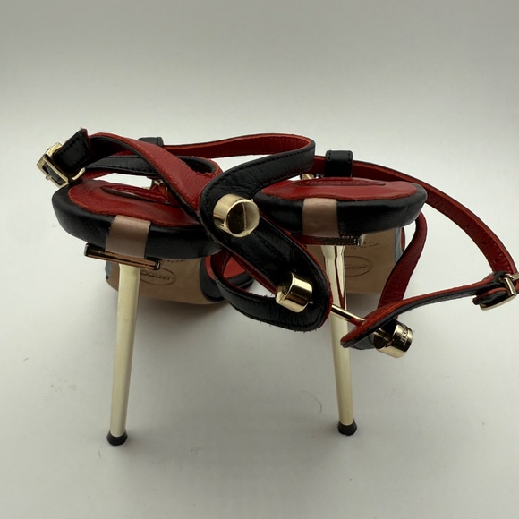 HARDOT RICH B*TCH STILETTO STRAPPY SANDALS SIZE 39 NEW!!! - Picture 8 of 11